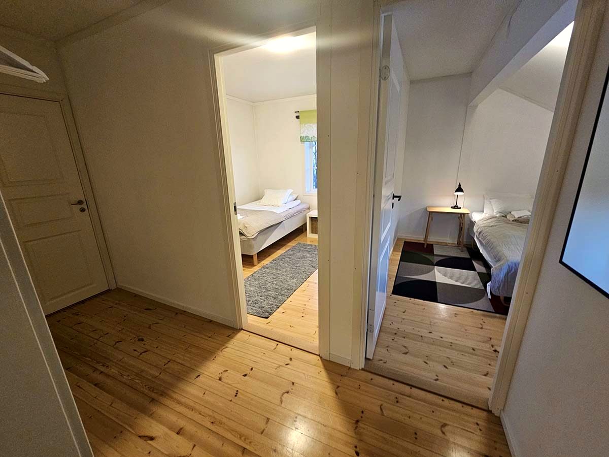 Separata möblerade sovrum i företagsbostad i Kiruna